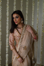 Jahan Ara Saree in Deep Ivory