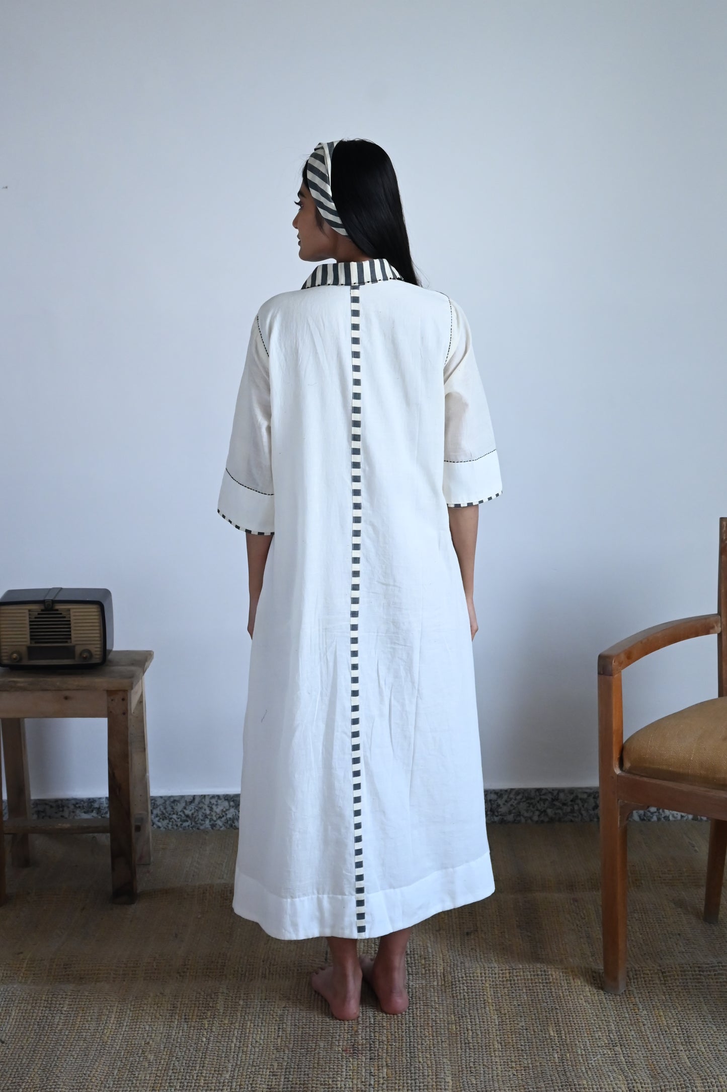Anoushka Dress in White
