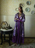 Shally Jacket in Purple Gujrat Brocade