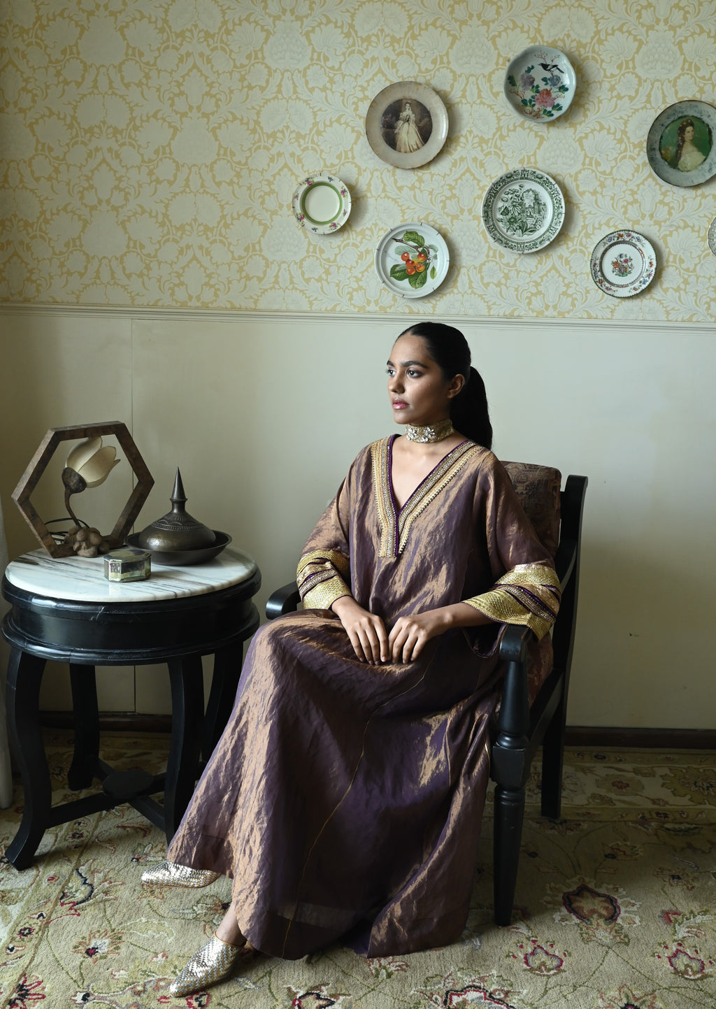 Waheeda with kalis in Berry tissue