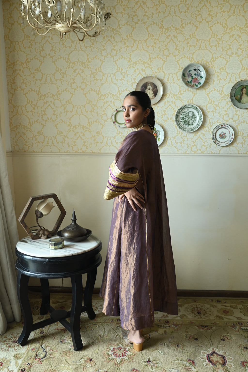 Waheeda with kalis in Berry tissue