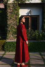 Boho Banjarra Dress in Red Silk