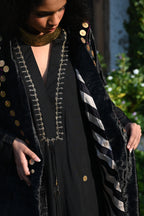 Sally Jacket in Black Velvet