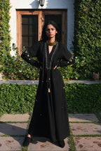 Boho Banjarra Dress in Black Silk