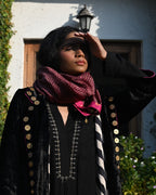 Boho Banjarra Dress in Black Silk