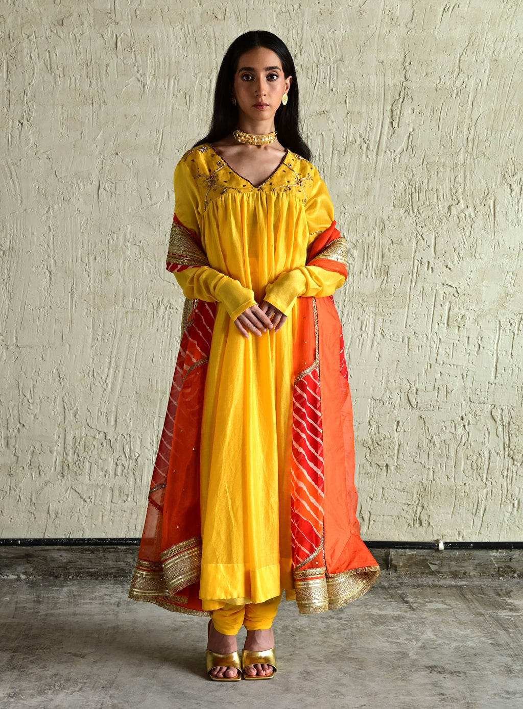 Diana Kurta With Churidar