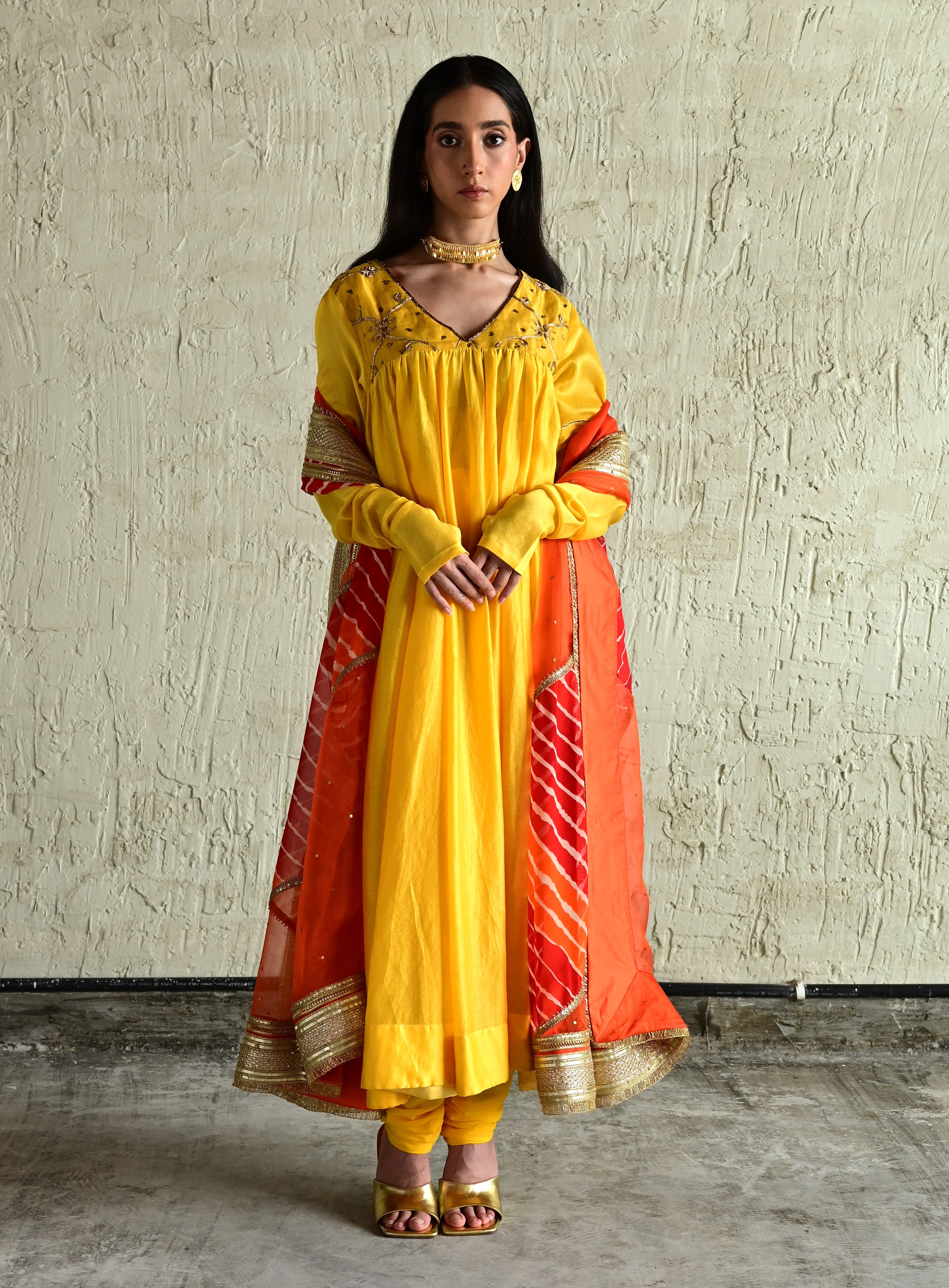 Diana Kurta With Churidar