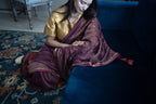 Nandini Ghunghroo Saree in Mix Match Colour Sameena Stripe Tissue