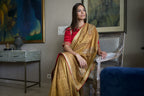 Kolka Saree in Gold Tissue