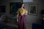 Ghunghroo Charulata Blouse in Gold Tissue