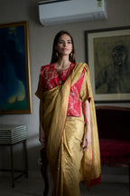 Sitara Saree in Gold  Tissue