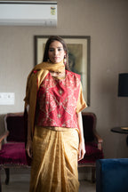Sitara Saree in Gold  Tissue