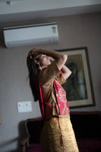 Sitara Saree in Gold  Tissue