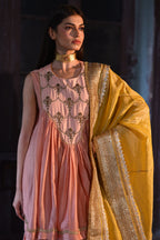 Amaal Dupatta in Yellow Tissue
