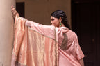 Shaheen Anarkali  in Dusty Pink Silk