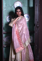 Amina Dupatta in Pink Tissue