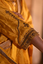 Reshma Blouse in Yellow Silk
