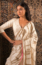 Shalimaar Saree in Ivory Chanderi