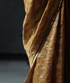 Sari in Vintage Gold Tissue Stripes