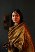 Dupatta in Antique Gold Tissue