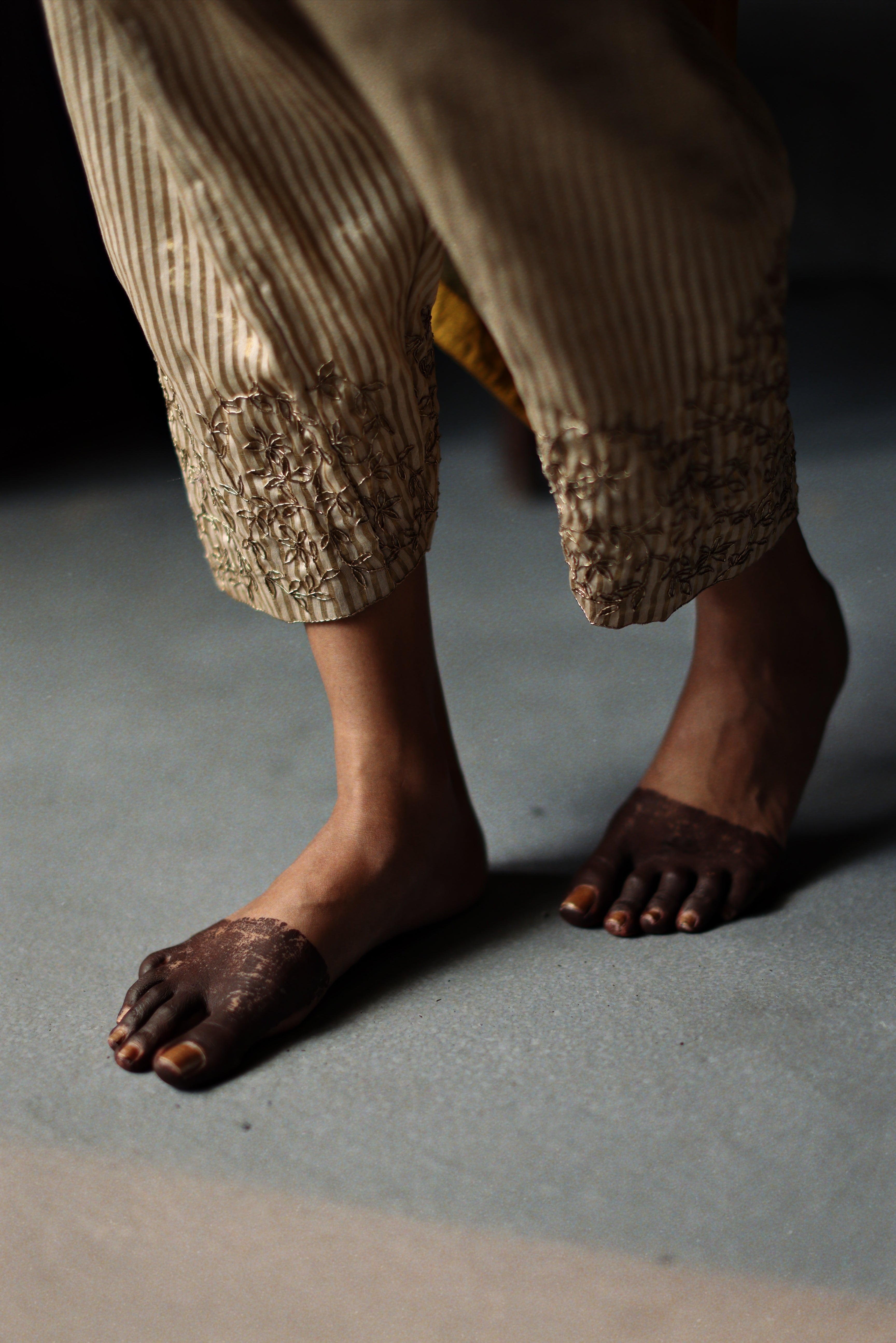 Empireline Kurta in Garnet Purple Raw Silk with Shalwar