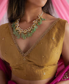 Sari in Jaipur Fuchsia Pink Chiffon