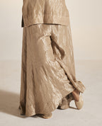 Mini Anu in Champagne Grey Tissue with Garara