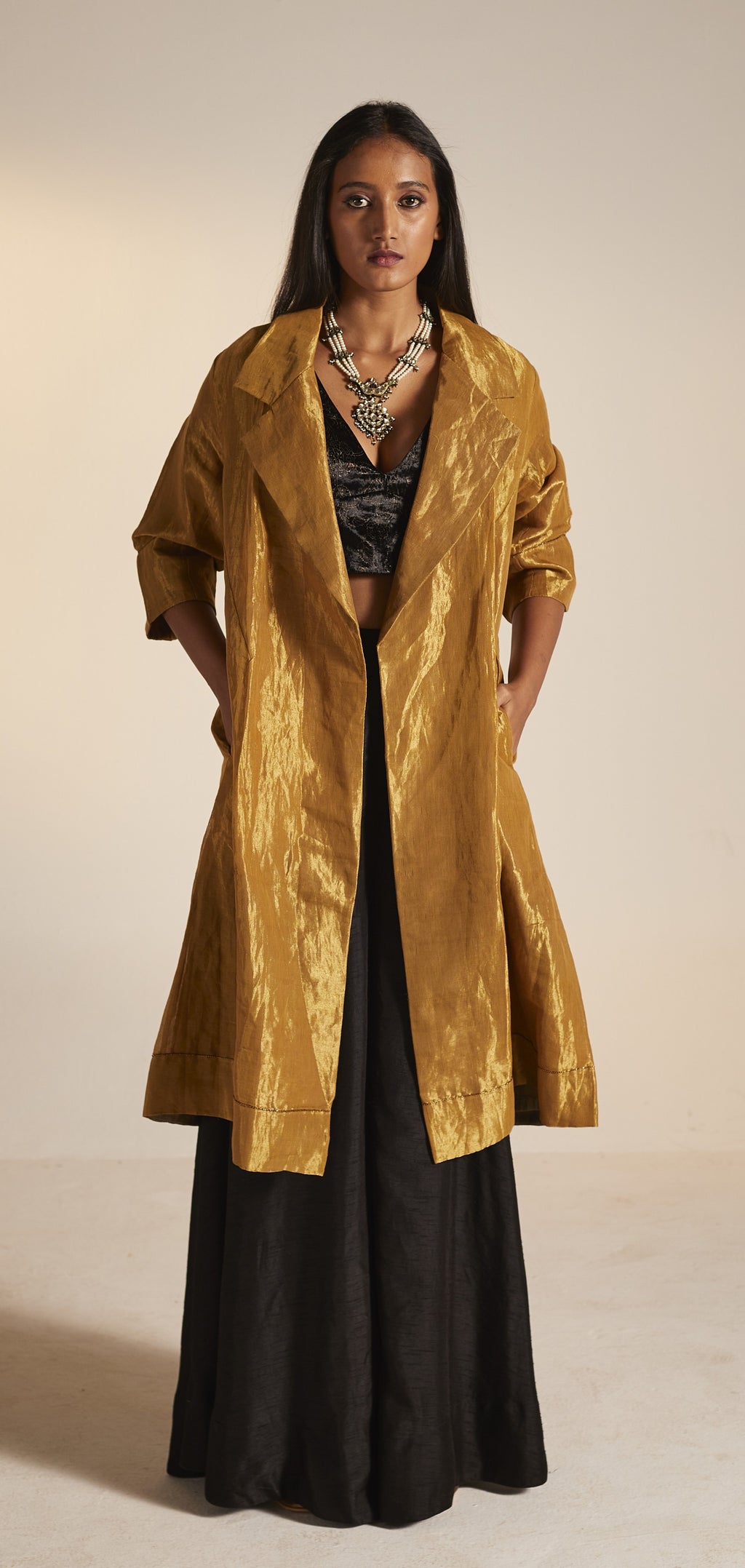 Sally Jacket in Copper Tissue