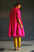 Sally Jacket In Pink Silk.